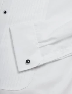 M&S Collection Formal Shirts Regular Fit Pure Cotton Dinner Shirt -New In Mens Store SD 03 T11 7501D Z0 X EC 7