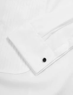 M&S SARTORIAL Formal Shirts Slim Fit Easy Iron Pure Cotton Dinner Shirt -New In Mens Store SD 03 T11 7504S Z0 X EC 7