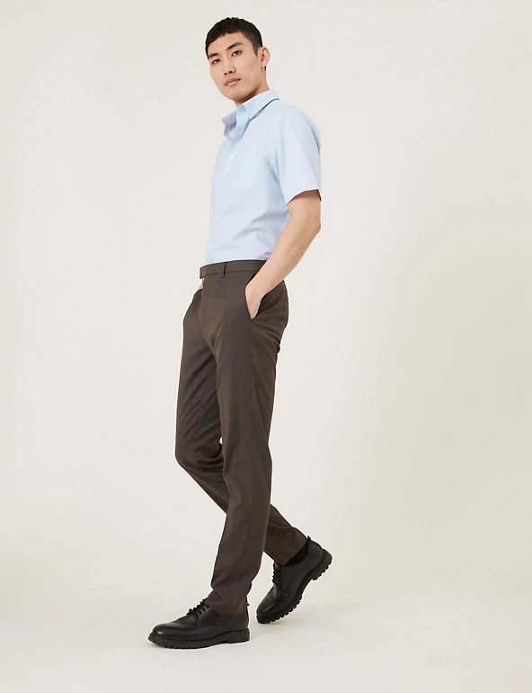 M&S Collection Formal Shirts Regular Fit Non Iron Pure Cotton Oxford Shirt 8 M&S Collection Formal Shirts Regular Fit Non Iron Pure Cotton Oxford Shirt - Image 8