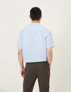 M&S Collection Formal Shirts Regular Fit Non Iron Pure Cotton Oxford Shirt 19 M&S Collection Formal Shirts Regular Fit Non Iron Pure Cotton Oxford Shirt -New In Mens Store SD 03 T11 8729 E0 X EC 3
