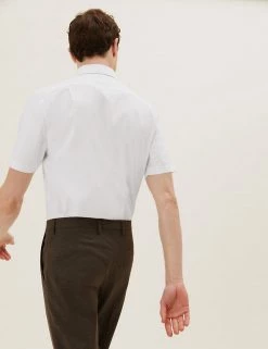 M&S Collection Formal Shirts Regular Fit Non Iron Pure Cotton Oxford Shirt 13 M&S Collection Formal Shirts Regular Fit Non Iron Pure Cotton Oxford Shirt -New In Mens Store SD 03 T11 8729 Z0 X EC 2