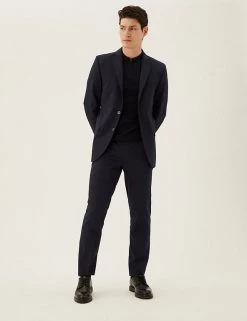 M&S Collection All Suit Strokes Slim Fit Jacket 24 M&S Collection All Suit Strokes Slim Fit Jacket -New In Mens Store SD 03 T15 0997F F0 X EC 4