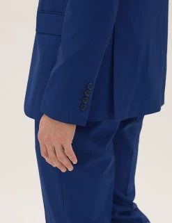 M&S Collection Men's Coats & Jackets Bright Blue Slim Fit Jacket -New In Mens Store SD 03 T15 1621F E5 X EC 2