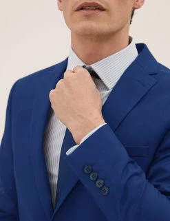 M&S Collection Men's Coats & Jackets Bright Blue Slim Fit Jacket -New In Mens Store SD 03 T15 1621F E5 X EC 3