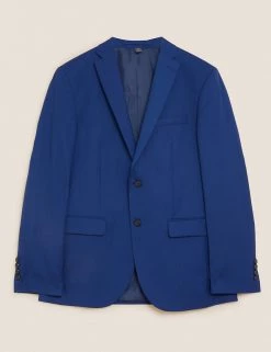 M&S Collection Men's Coats & Jackets Bright Blue Slim Fit Jacket -New In Mens Store SD 03 T15 1621F E5 X EC 90