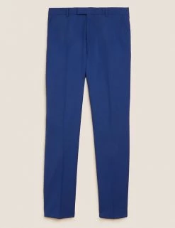 M&S Collection Men's Trousers Bright Blue Slim Fit Trousers 8 M&S Collection Men's Trousers Bright Blue Slim Fit Trousers -New In Mens Store SD 03 T15 1622F E5 X EC 90