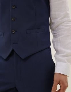 M&S Collection Men's Waistcoats Tailored Fit Waistcoat 9 M&S Collection Men's Waistcoats Tailored Fit Waistcoat -New In Mens Store SD 03 T15 1655M XB X EC 1