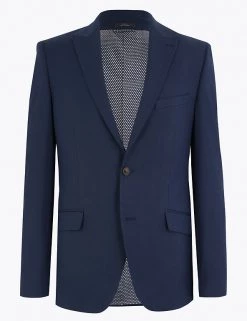 M&S Collection Men Tailored Fit Jacket With Stretch -New In Mens Store SD 03 T15 1655T XB X EC 90