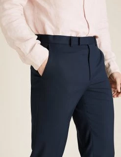 M&S Collection Men Tailored Fit Trousers With Stretch -New In Mens Store SD 03 T15 1656T F0 X EC 2