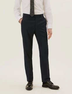 M&S Collection Men Tailored Fit Trousers With Stretch -New In Mens Store SD 03 T15 1656T VP X EC 3