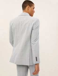 M&S Collection Men's Coats & Jackets Regular Fit Check Jacket -New In Mens Store SD 03 T15 1715Y T1 X EC 2