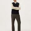 M&S Collection Men's Trousers Tailored Fit Puppytooth Trousers