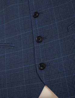 M&S Collection Men's Waistcoats Checked Waistcoat 3 M&S Collection Men's Waistcoats Checked Waistcoat -New In Mens Store SD 03 T15 1718W E3 X EC 6