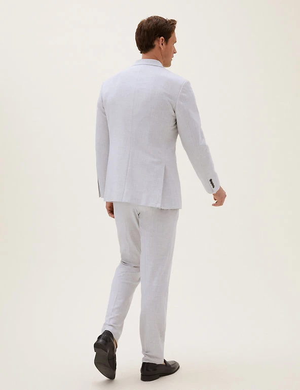 M&S Collection Men's Coats & Jackets Tailored Fit Double Breasted Jacket 5 M&S Collection Men's Coats & Jackets Tailored Fit Double Breasted Jacket - Image 5