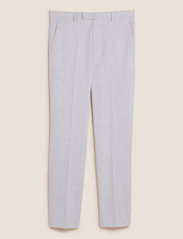 M&S Collection Smart Trousers Tailored Fit Puppytooth Trousers 2 M&S Collection Smart Trousers Tailored Fit Puppytooth Trousers - Image 2