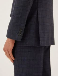 M&S Collection Men Regular Fit Check Jacket -New In Mens Store SD 03 T15 1737Y E0 X EC 3