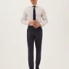 M&S Collection Smart Trousers Regular Fit Stretch Check Trouser