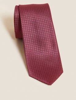M&S Collection Men's Ties Skinny Geometric Tie -New In Mens Store SD 03 T15 1791M XM X EC 90