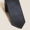 M&S Collection Men's Ties Skinny Geometric Tie