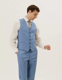 M&S Collection Men's Waistcoats Slim Fit Waistcoat -New In Mens Store SD 03 T15 1797W HP X EC 2