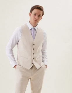 M&S Collection Men's Waistcoats Slim Fit Waistcoat -New In Mens Store SD 03 T15 1797W NU X EC 0