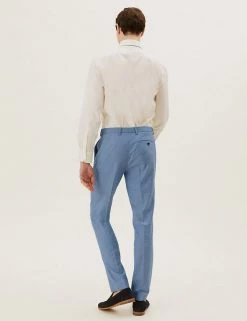 M&S Collection Men's Trousers Slim Fit Trousers -New In Mens Store SD 03 T15 1798F HP X EC 3