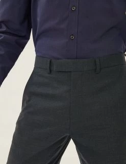 M&S Collection Men's Trousers The Ultimate Tailored Fit Textured Trousers 11 M&S Collection Men's Trousers The Ultimate Tailored Fit Textured Trousers -New In Mens Store SD 03 T15 2016T XB X EC 3