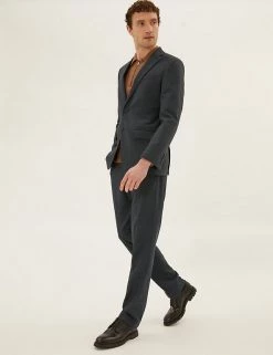 M&S Collection Men's Trousers The Ultimate Tailored Fit Textured Trousers 13 M&S Collection Men's Trousers The Ultimate Tailored Fit Textured Trousers -New In Mens Store SD 03 T15 2016T XB X EC 8