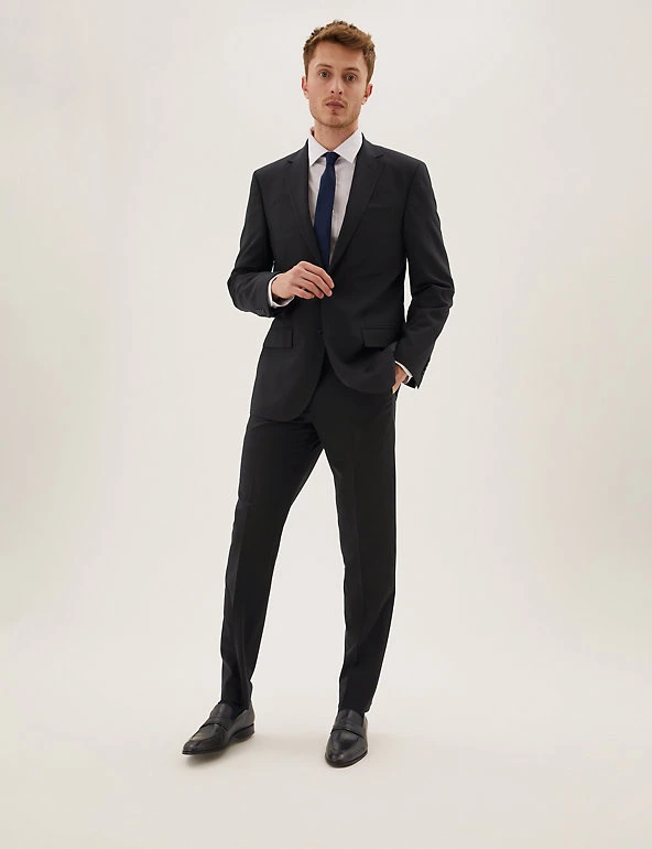 M&S Collection Smart Trousers The Ultimate Regular Fit Wool Blend Trousers 6 M&S Collection Smart Trousers The Ultimate Regular Fit Wool Blend Trousers - Image 6