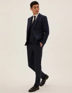 M&S Collection Men's Coats & Jackets Navy Slim Fit Pure Wool Jacket 13 M&S Collection Men's Coats & Jackets Navy Slim Fit Pure Wool Jacket -New In Mens Store SD 03 T15 2203F F3 X EC 5