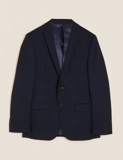 M&S Collection Men's Coats & Jackets Navy Slim Fit Pure Wool Jacket 8 M&S Collection Men's Coats & Jackets Navy Slim Fit Pure Wool Jacket -New In Mens Store SD 03 T15 2203F F3 X EC 90