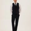M&S Collection Men's Waistcoats Pure Wool Textured Waistcoat