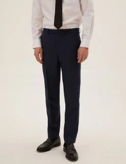 M&S SARTORIAL Men's Trousers Slim Fit Pure Wool Trousers -New In Mens Store SD 03 T15 2204F F3 X EC 3