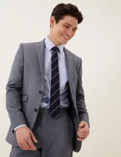 M&S Collection Men's Coats & Jackets Slim Fit Pure Wool Jacket