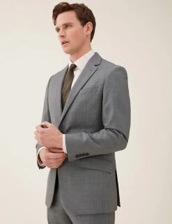 M&S Collection Men's Coats & Jackets Regular Fit Pure Wool Jacket