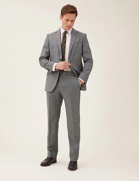 M&S Collection Men's Coats & Jackets Regular Fit Pure Wool Jacket 3 M&S Collection Men's Coats & Jackets Regular Fit Pure Wool Jacket - Image 3