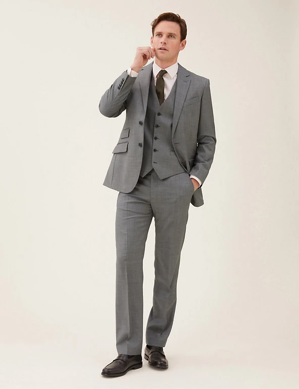 M&S Collection Men's Coats & Jackets Regular Fit Pure Wool Jacket 6 M&S Collection Men's Coats & Jackets Regular Fit Pure Wool Jacket - Image 6