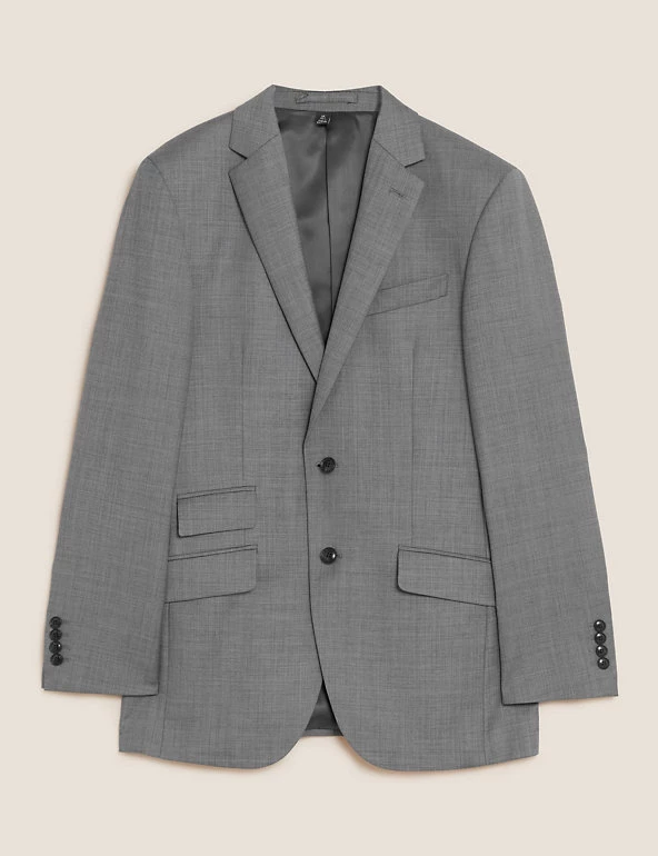 M&S Collection Men's Coats & Jackets Regular Fit Pure Wool Jacket 2 M&S Collection Men's Coats & Jackets Regular Fit Pure Wool Jacket - Image 2