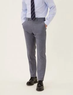 M&S SARTORIAL Men's Trousers Slim Fit Pure Wool Trousers -New In Mens Store SD 03 T15 2324F T0 X EC 1