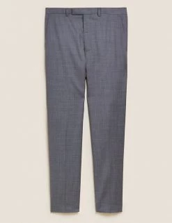M&S SARTORIAL Men's Trousers Slim Fit Pure Wool Trousers -New In Mens Store SD 03 T15 2324F T0 X EC 90