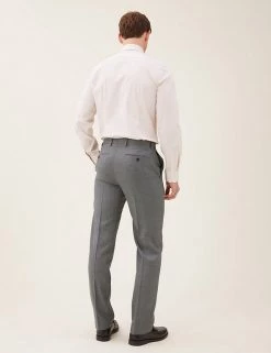 M&S Collection Men's Trousers Regular Fit Pure Wool Trousers -New In Mens Store SD 03 T15 2324Y T0 X EC 1