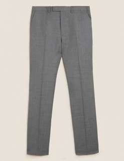 M&S Collection Men's Trousers Regular Fit Pure Wool Trousers -New In Mens Store SD 03 T15 2324Y T0 X EC 90
