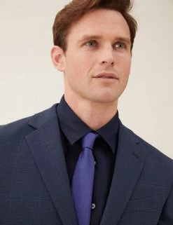 M&S Collection Luxury Men's Coats & Jackets Regular Fit Wool Rich Check Jacket -New In Mens Store SD 03 T15 2325Y BE X EC 2