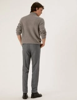 Savile Row Inspired Men Tailored Fit Italian Wool Check Trousers 8 Savile Row Inspired Men Tailored Fit Italian Wool Check Trousers -New In Mens Store SD 03 T15 2434T T0 X EC 1