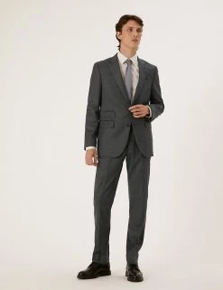 Savile Row Inspired Men Tailored Fit Pure Wool Jacket 10 Savile Row Inspired Men Tailored Fit Pure Wool Jacket -New In Mens Store SD 03 T15 2439T T0 X EC 1