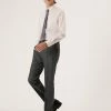 Savile Row Inspired Men Tailored Fit Pure Wool Trousers