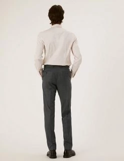 Savile Row Inspired Men Tailored Fit Pure Wool Trousers -New In Mens Store SD 03 T15 2440T T0 X EC 1