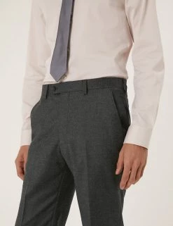 Savile Row Inspired Men Tailored Fit Pure Wool Trousers -New In Mens Store SD 03 T15 2440T T0 X EC 2