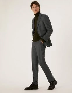 Savile Row Inspired Men Tailored Fit Pure Wool Trousers -New In Mens Store SD 03 T15 2440T T0 X EC 8