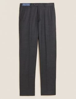 Savile Row Inspired Men Tailored Fit Pure Wool Trousers -New In Mens Store SD 03 T15 2440T T0 X EC 90